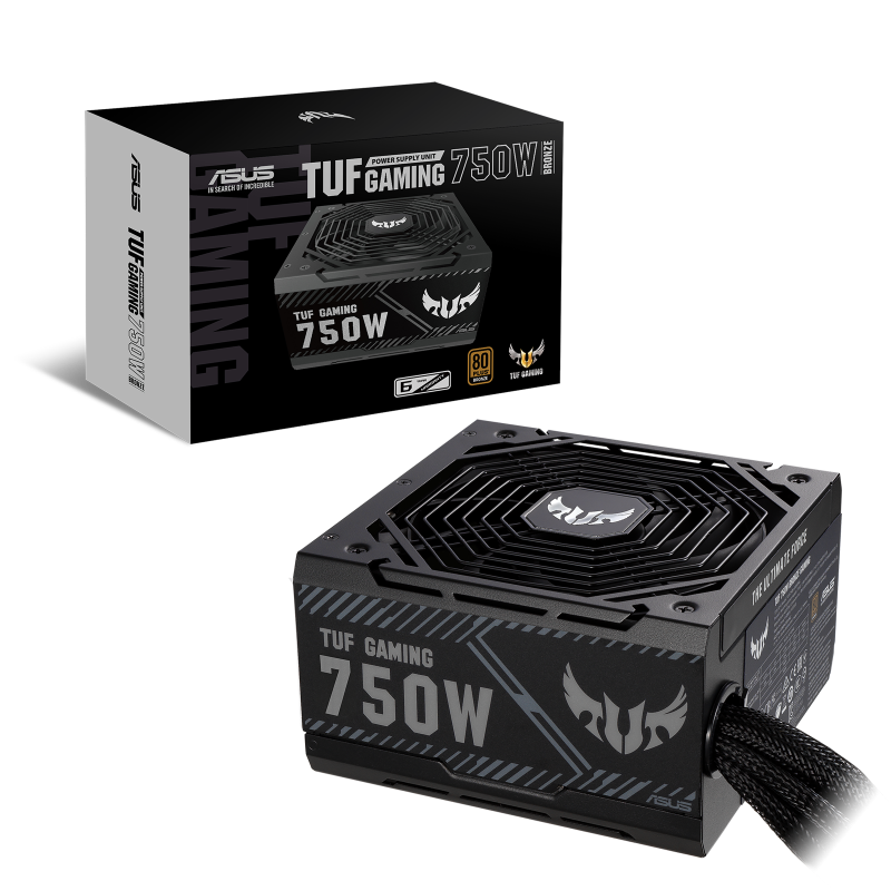 TUF Gaming 750W Bronze power supply and package