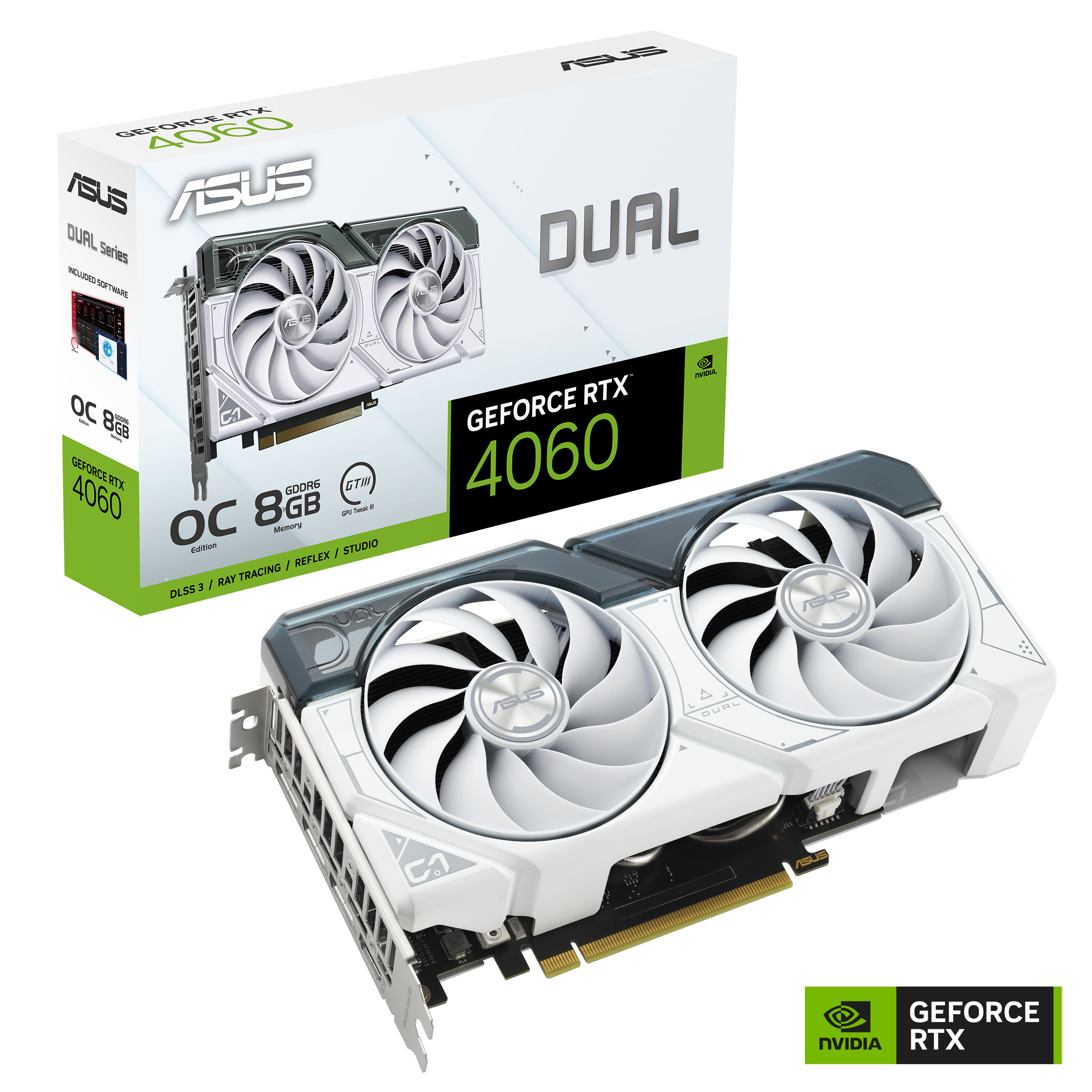 ASUS DUAL GeForce RTX 4060 OC エディション 8GB GDDR6 / DUAL