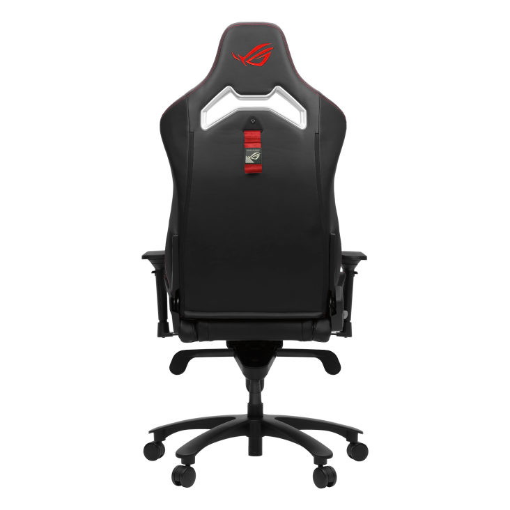 ROG Chariot X Core Gaming Chair_ back view in Black