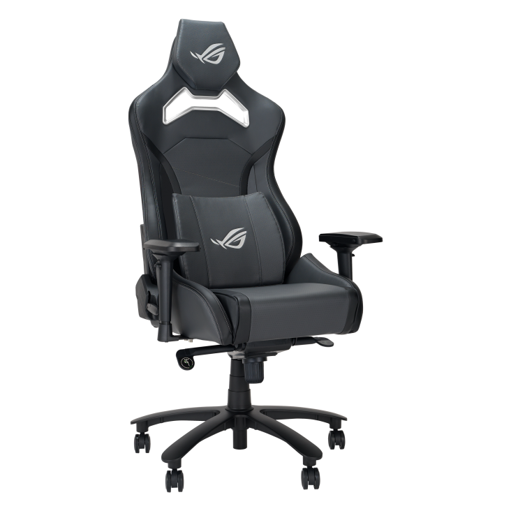 ROG Chariot X Core Gaming Chair_ right-oblique view in Grey