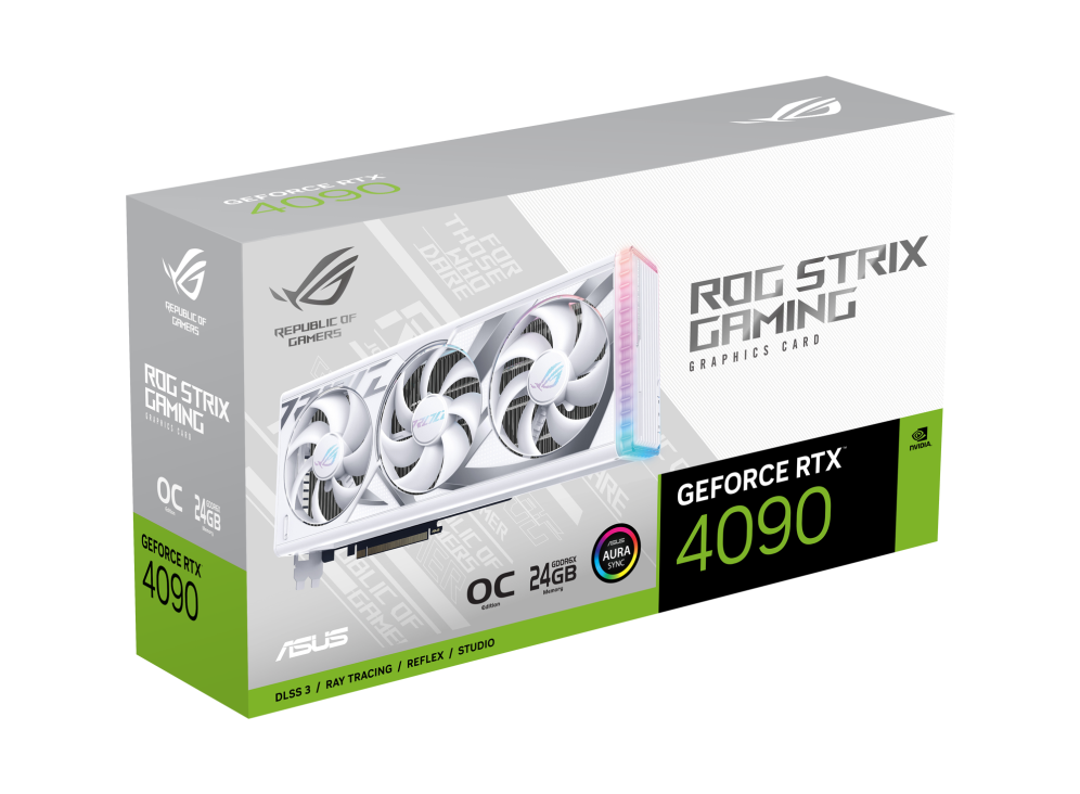 ROG Strix GeForce RTX 4090 White Edition OC packaging