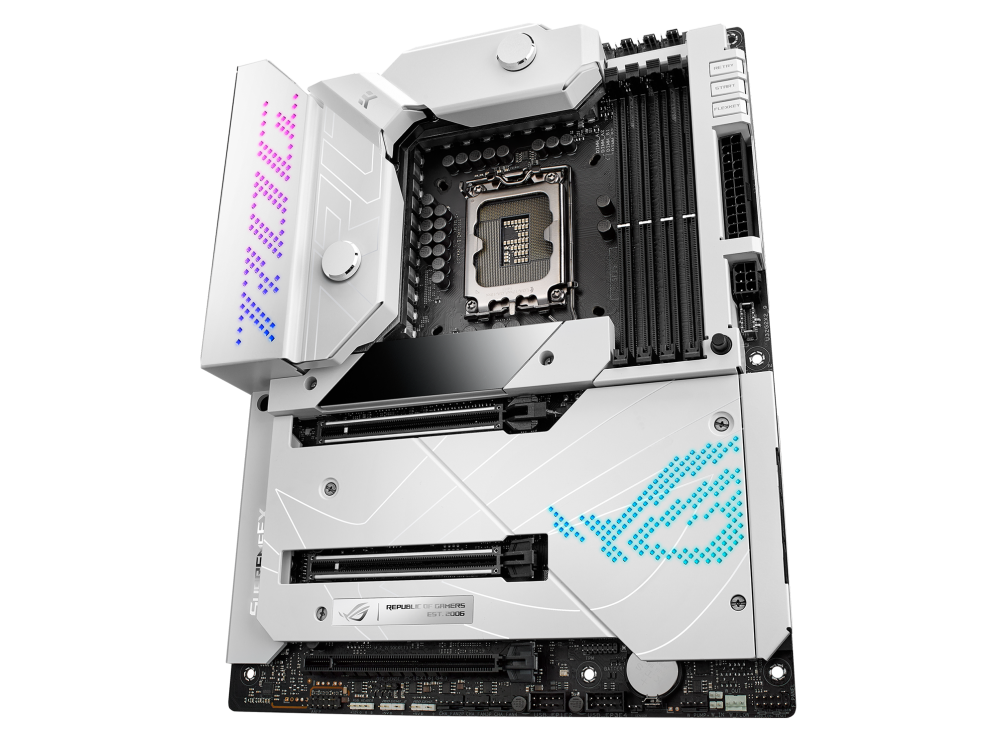 ROG MAXIMUS Z690 FORMULA angled view from right