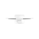 A bottom view product shot of white ASUS V600 AiO (VM640KA)