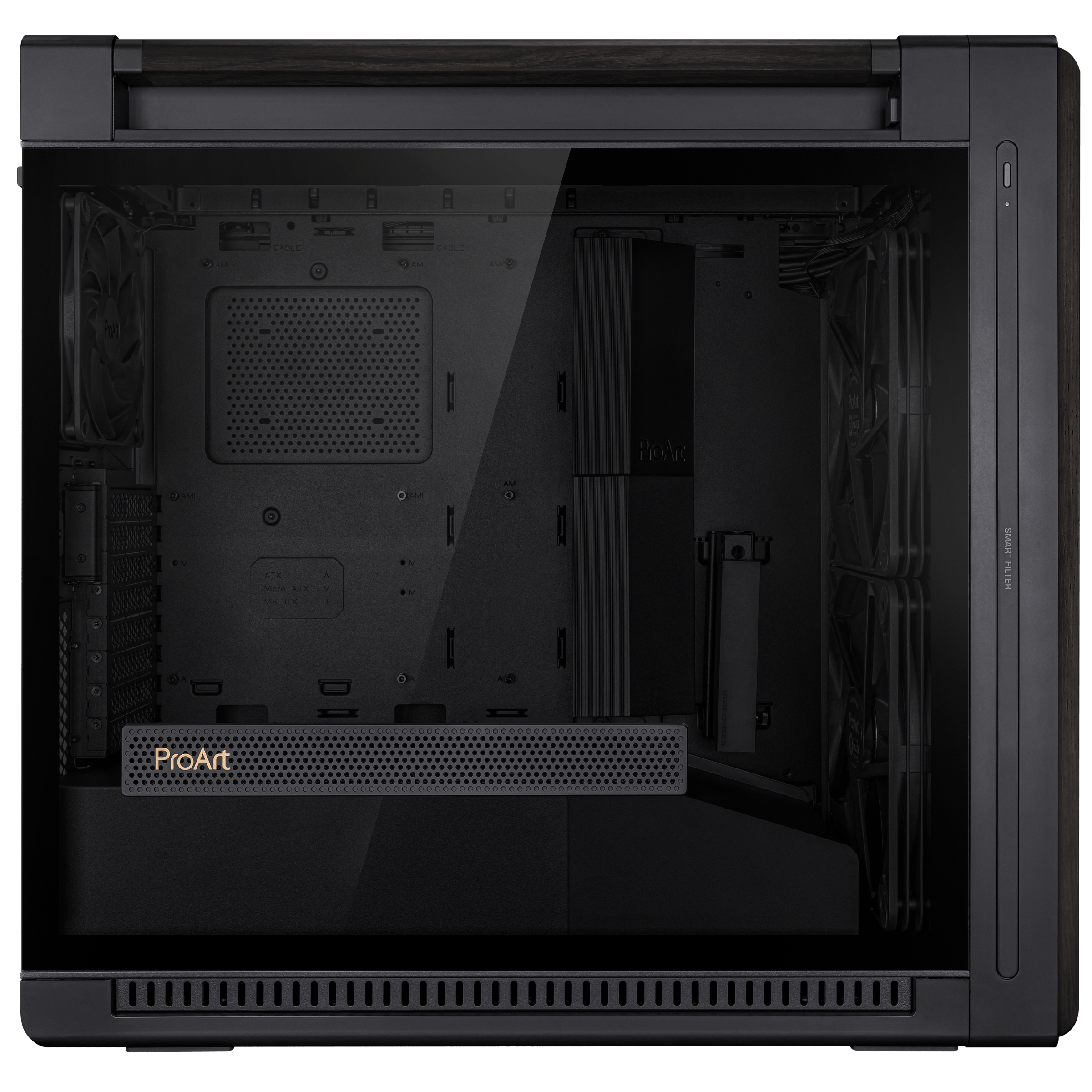 ProArt PA602 Wood Edition - Tempered Glass Panel｜Gaming