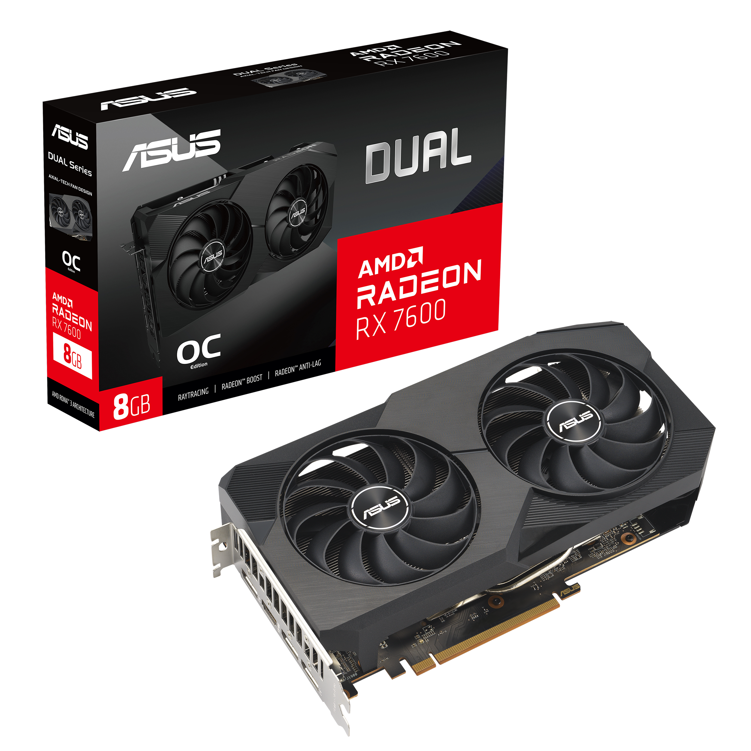 Sofmapにて購入しましたASUS Dual Radeon™ RX 7600 OC Edition 8GB GDDR6 | Graphics Card ... 15120円