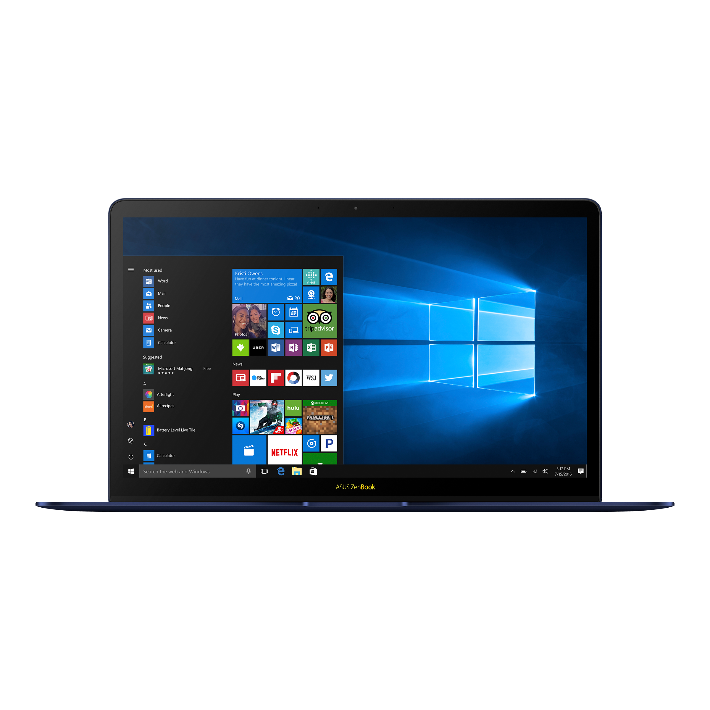 Zenbook 3 Deluxe UX490｜Laptops For Home｜ASUS Global