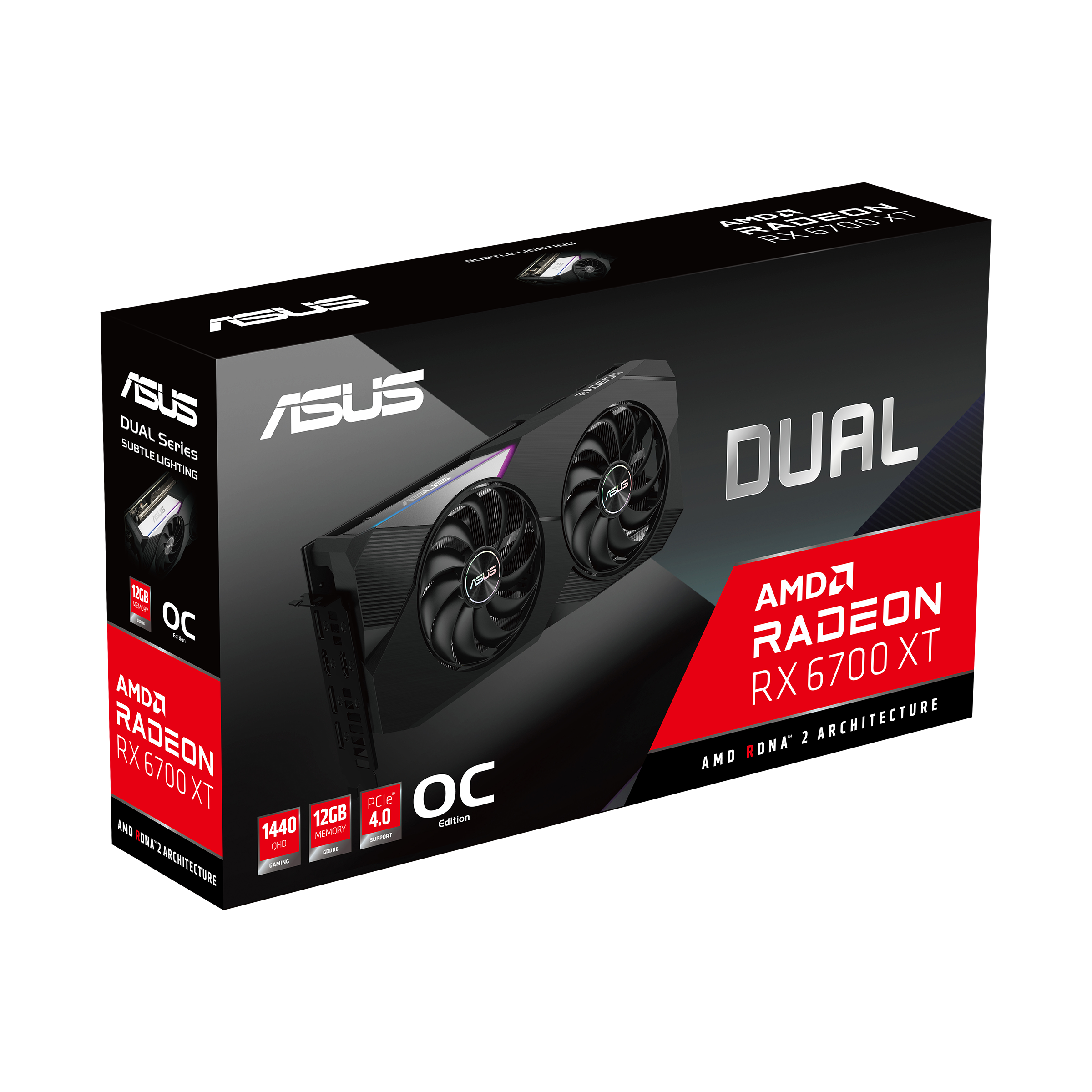 ASUS Dual Radeon RX 6700 XT 搭載ビデオカード OC edition 12GB GDDR6