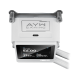 AYW Gaming LC 360 ARGB LCD  White Edition water block angled view from top