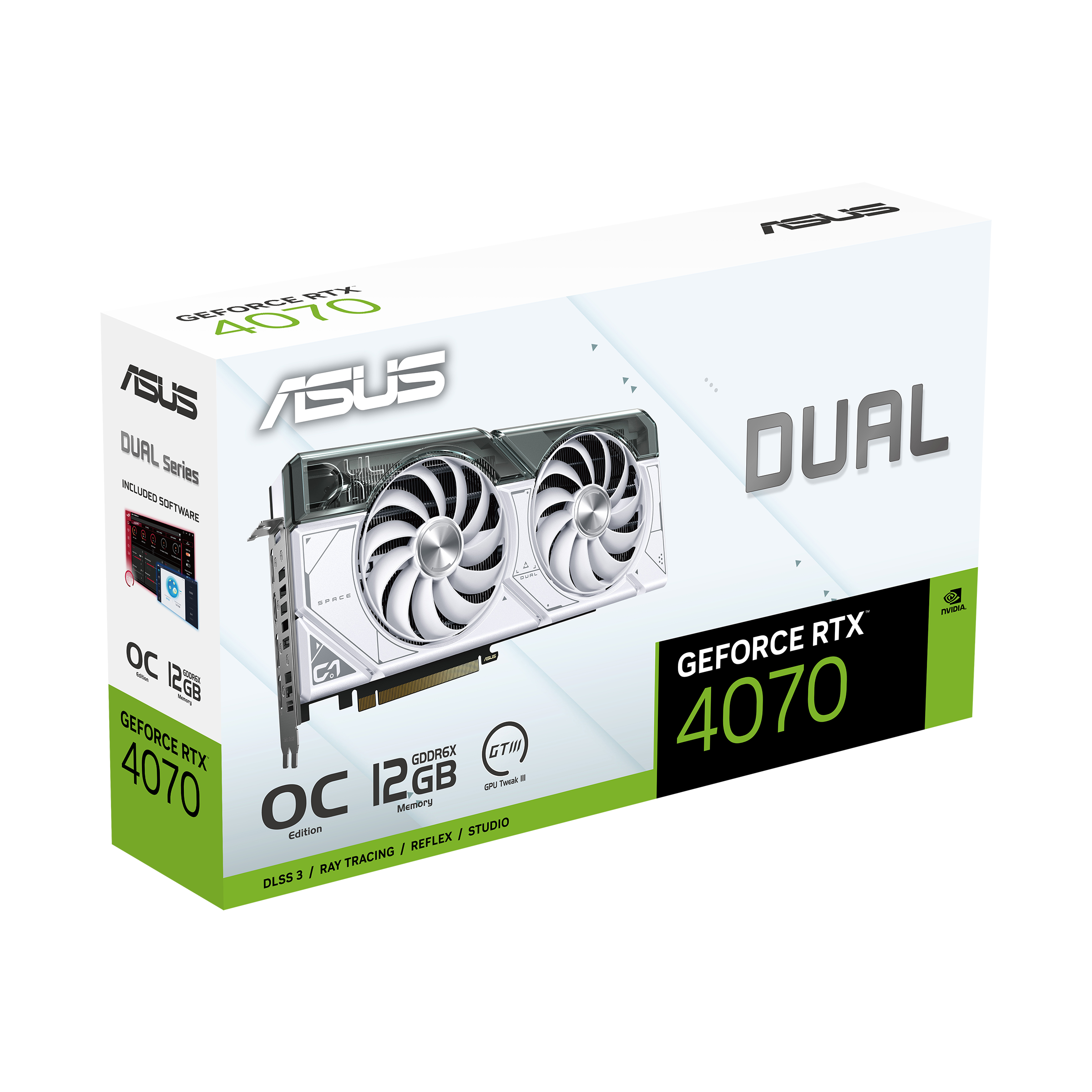 ASUS DUAL-RTX4070-O12G-WHITE