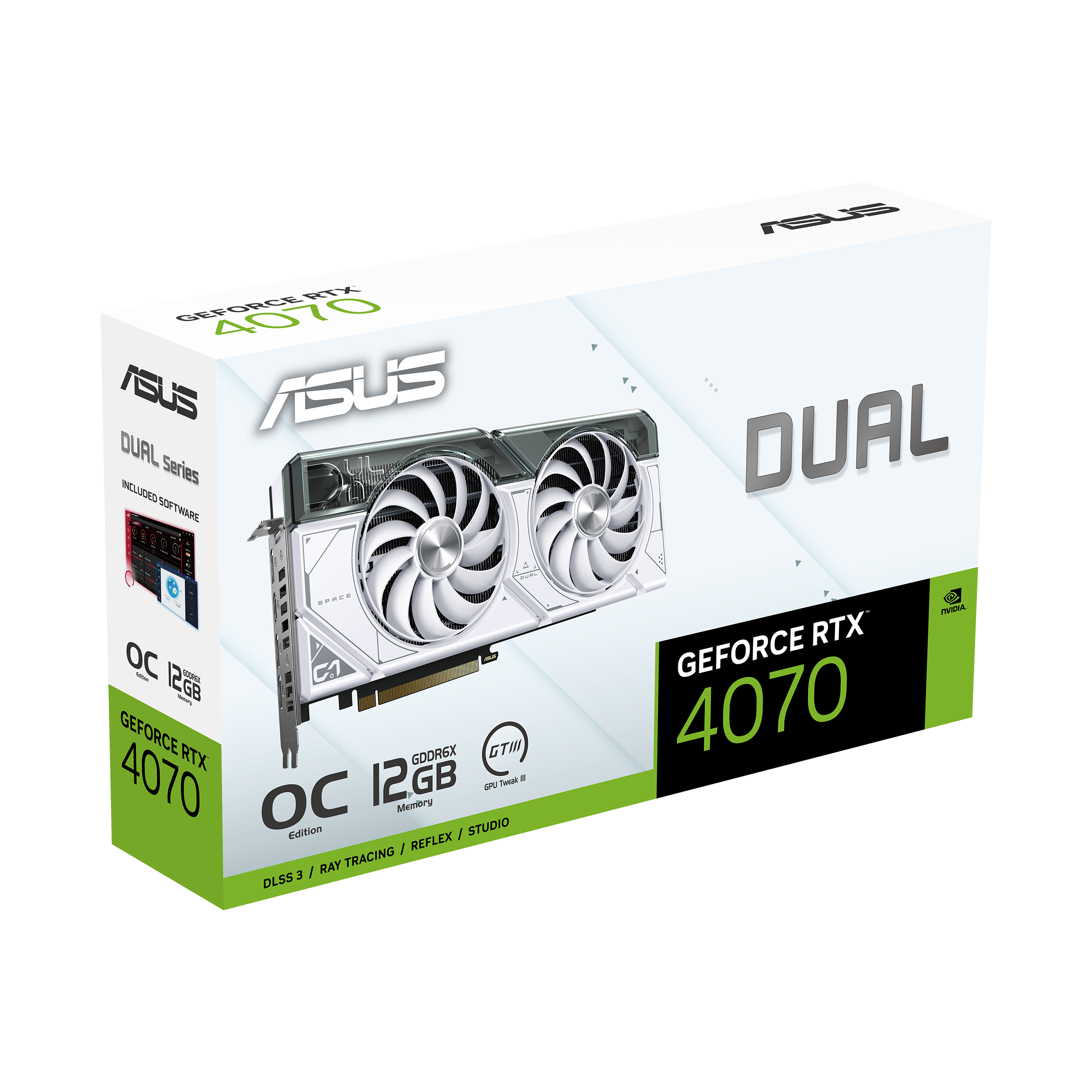 ASUS Dual GeForce RTX 4070 OC White Edition 12GB GDDR6X