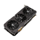 TUF Gaming GeForce RTX 3090 OC Edition graphics card, front angled view, showcasing the fan