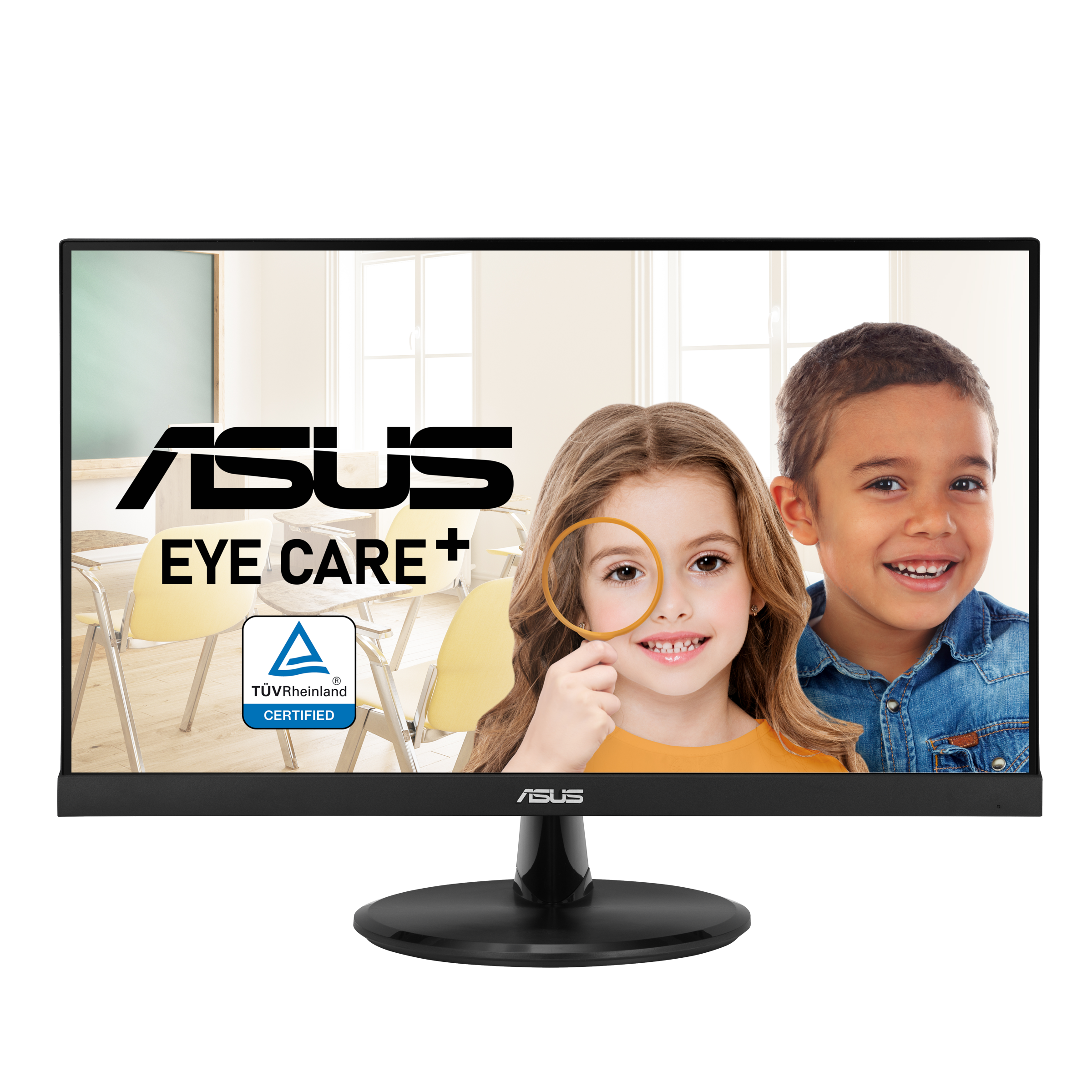 ASUS 23.8” 1080P Monitor (VA247HE) - Full HD, 75Hz,  Adaptive-Sync/FreeSync™, Low Blue Light, Flicker Free, Eye Care, VESA  Mountable, Frameless, HDMI