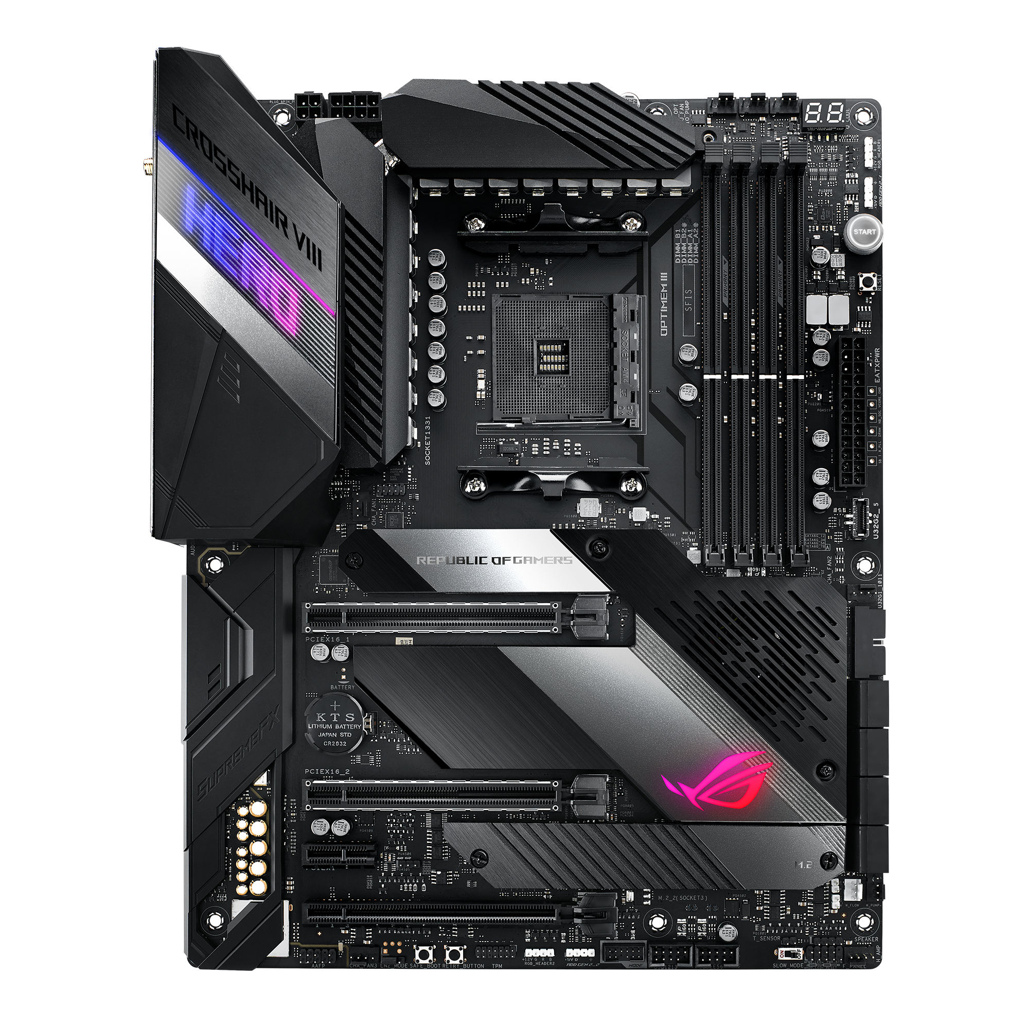 ROG Crosshair VIII Hero (WI-FI) | マザーボード | ROG Japan