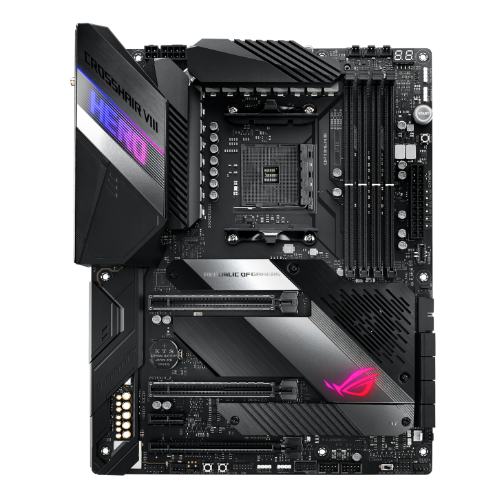 ROG Crosshair VIII Hero (WI-FI) front view