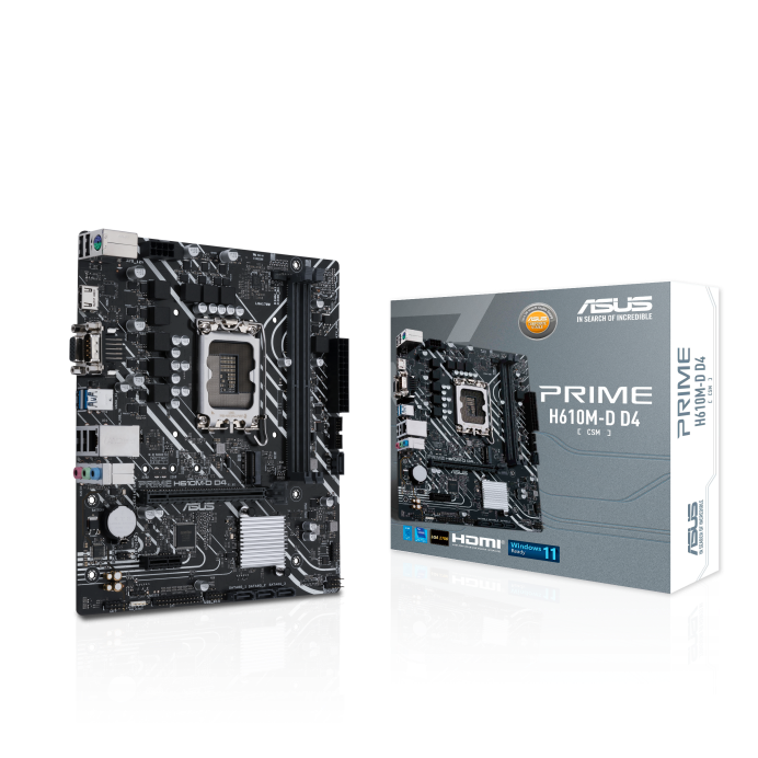インポート・海外人気ブランド PRIME H610M-D D4-CSM｜Motherboards｜ASUS Global PCパーツ
