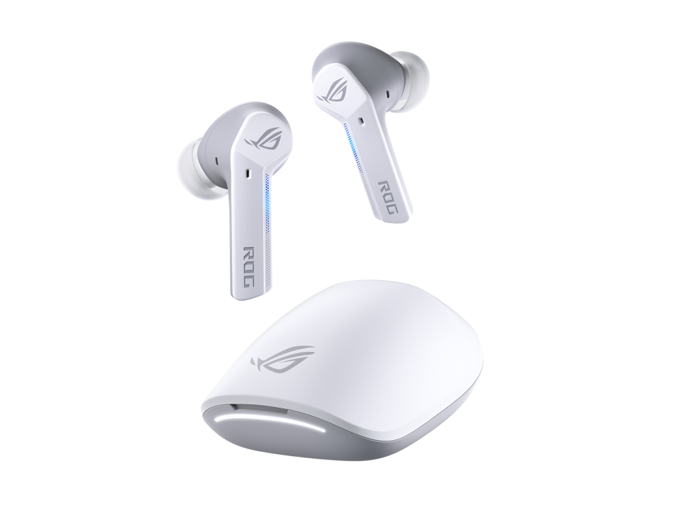 Cetra True Wireless in Moonlight White Edition - earbuds with charging case
