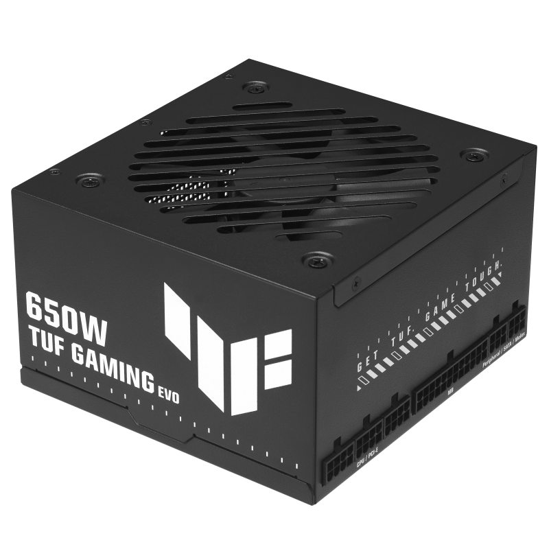 TUF Gaming 650W Bronze EVO top-down angle