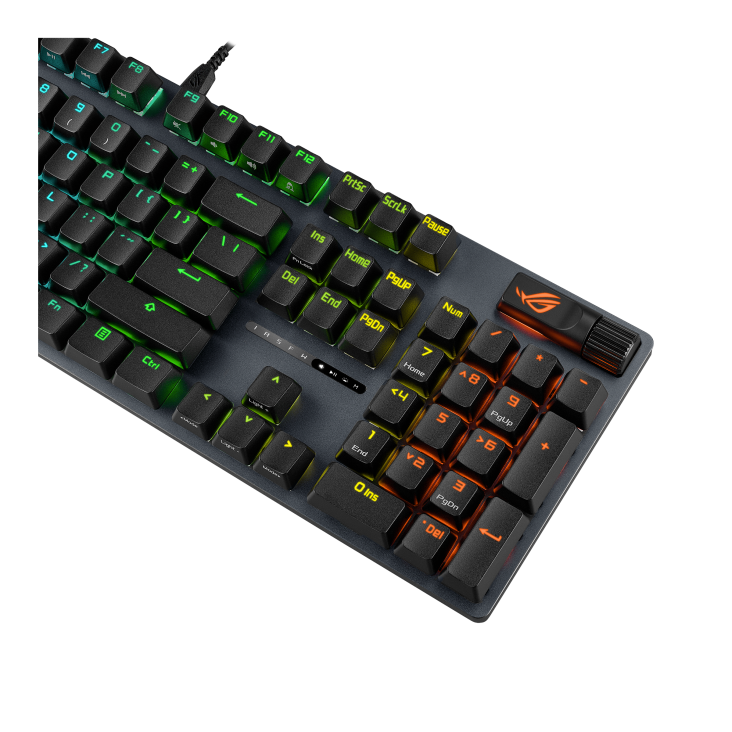 06:ROG Strix Scope II X – focus view on numpad section