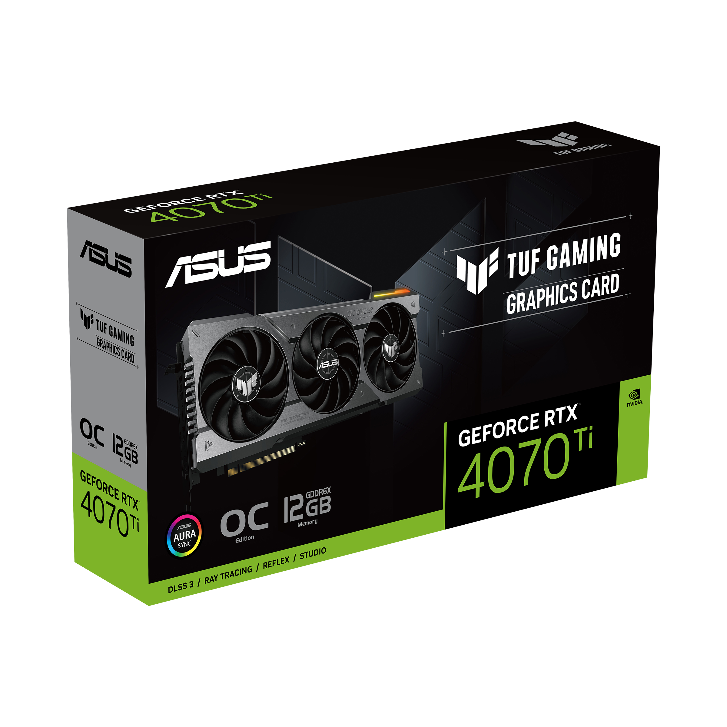 ASUS TUF Gaming GeForce RTX 4070 Ti ゲーミンググラフィックカード