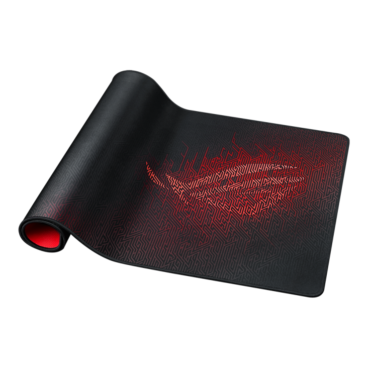 ROG Sheath left side of the mouse pad rolled in