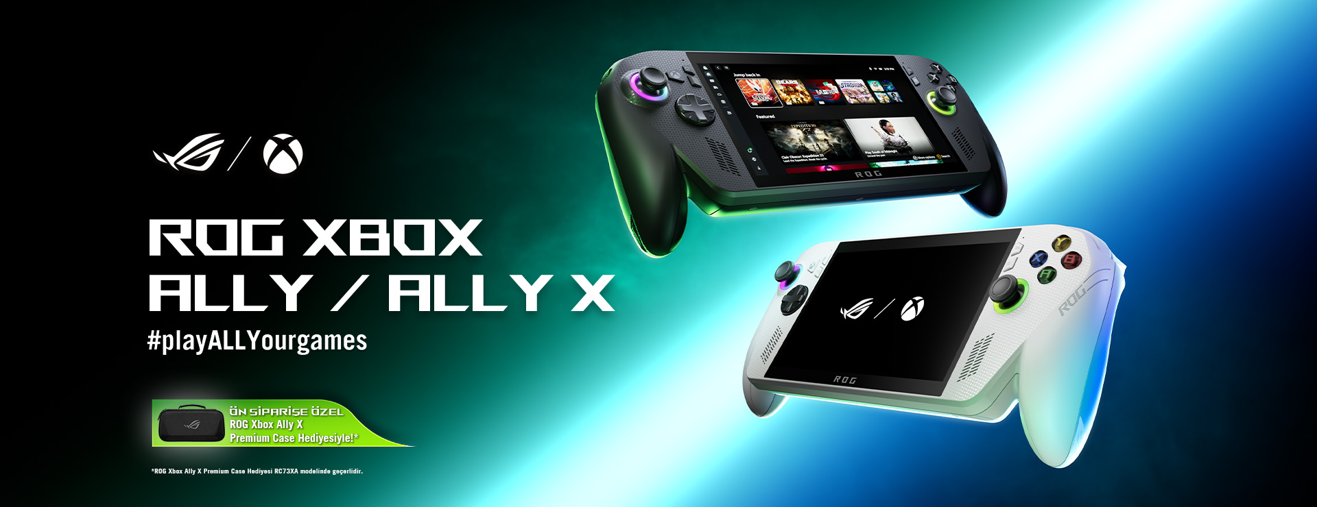 ROG Xbox Ally X ön siparişe özel Premium Case hediyesiyle!