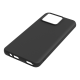 A black RhinoShield SolidSuit Case (standard) angled view from back slantingly