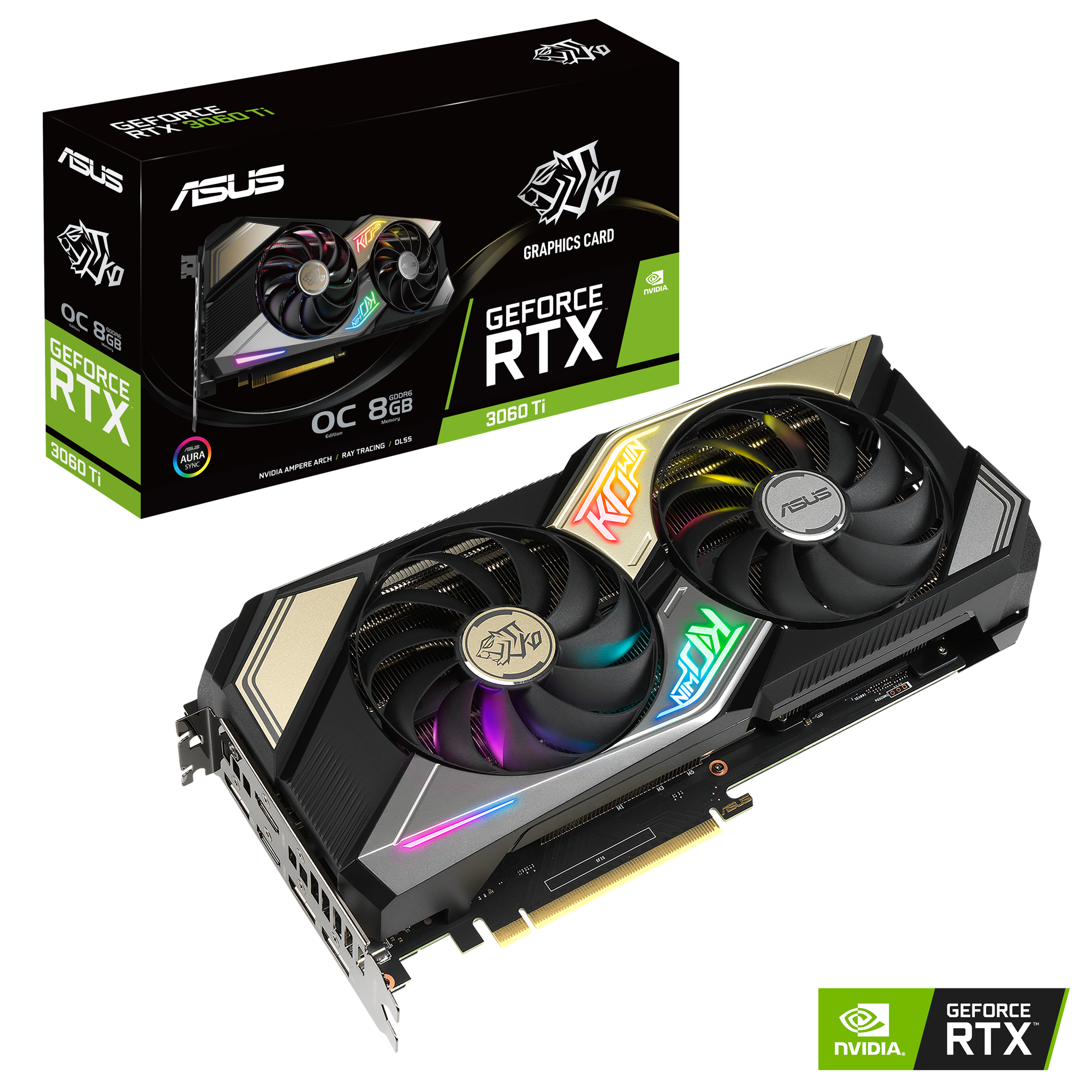 ASUS KO GeForce RTX 3060 Ti OC Edition 8GB GDDR6 | Graphics