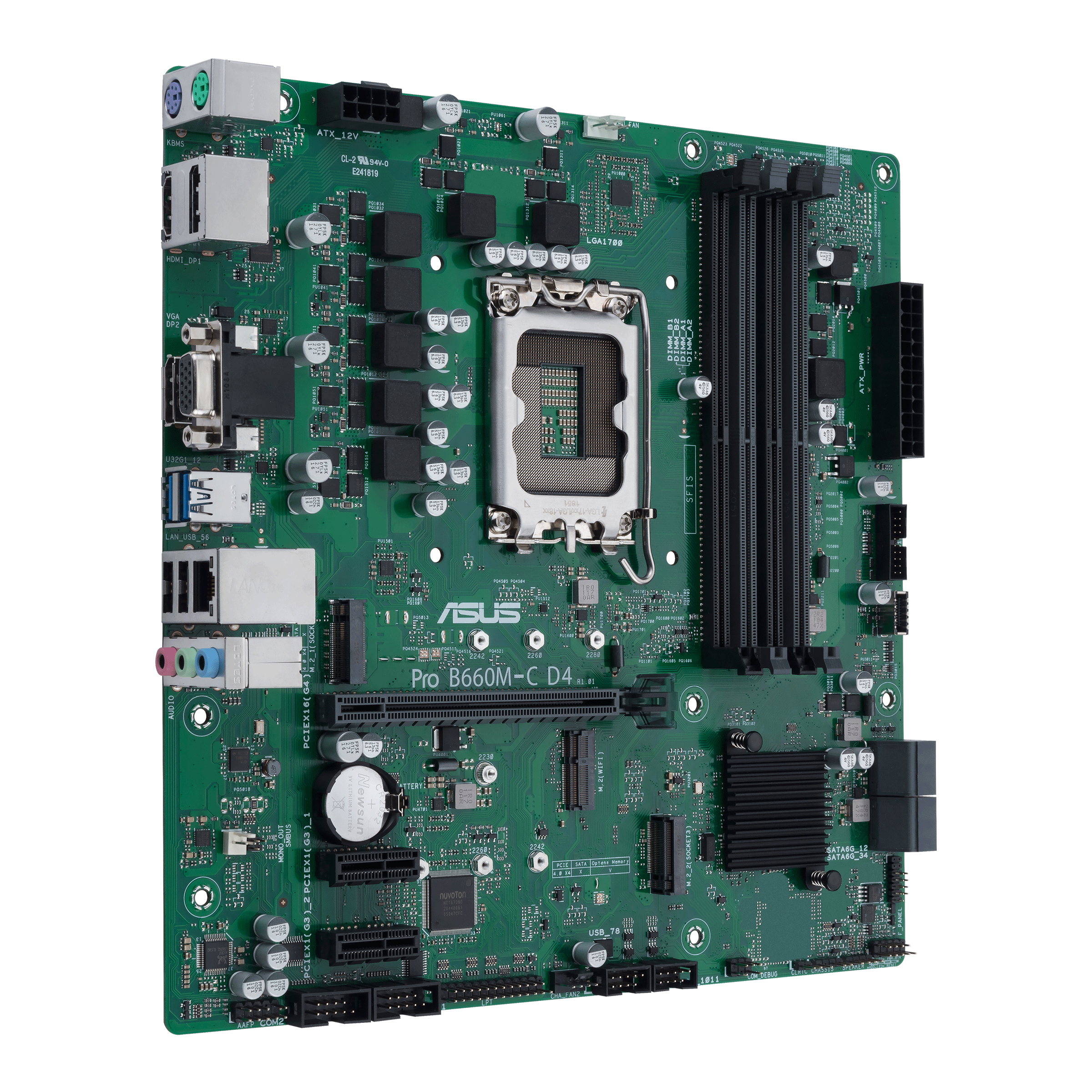 Pro B660M-C D4-CSM｜Motherboards｜ASUS Global