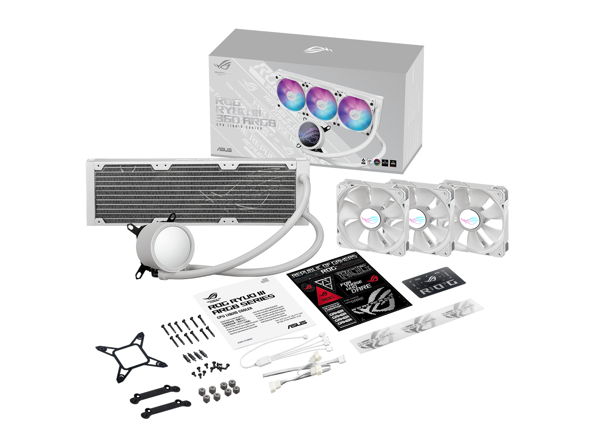 ROG RYUO III 360 ARGB WHITE EDITION