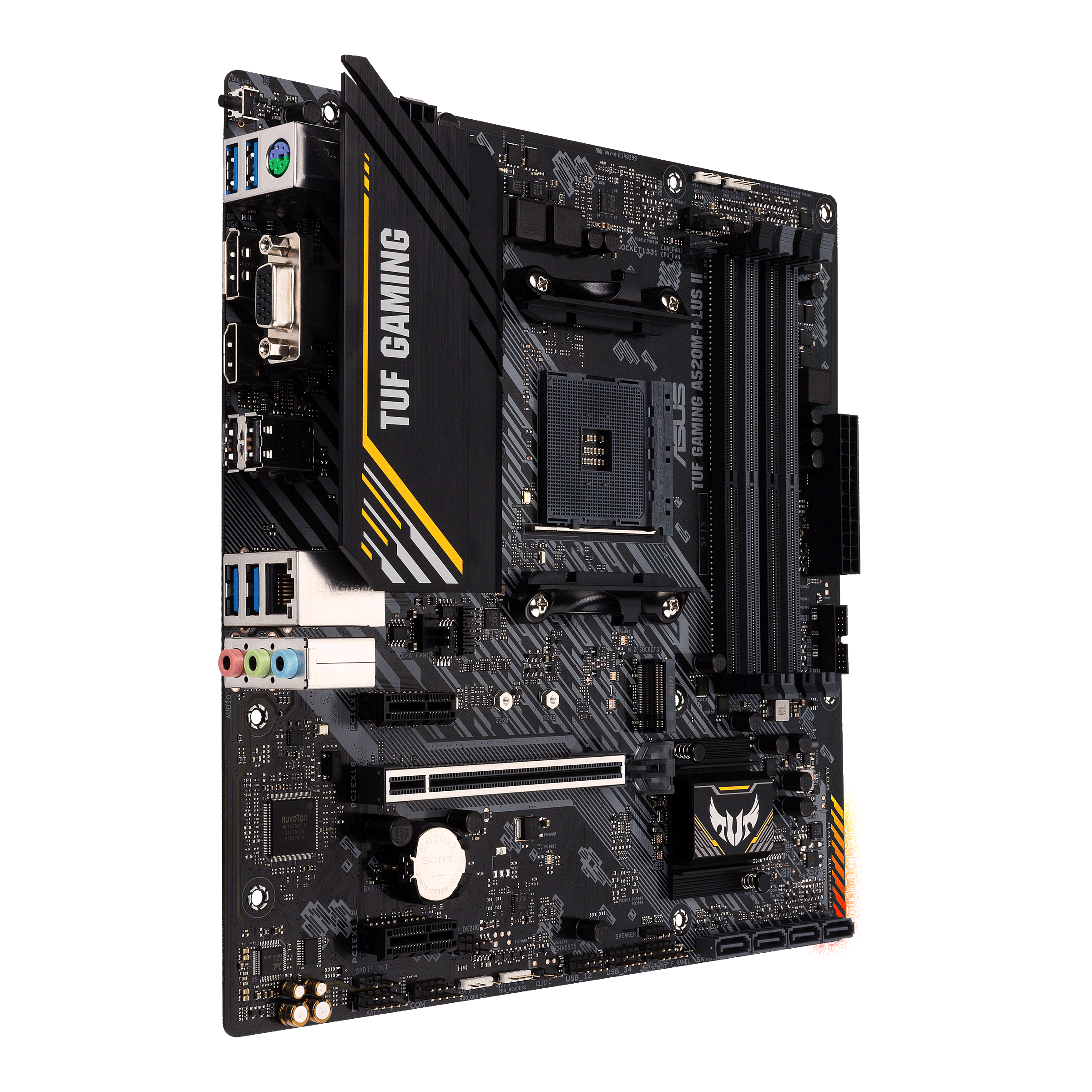 Asus Tuf Gaming A520m Plus Ii Motherboard Pc Base Amd Am4 Form Factor