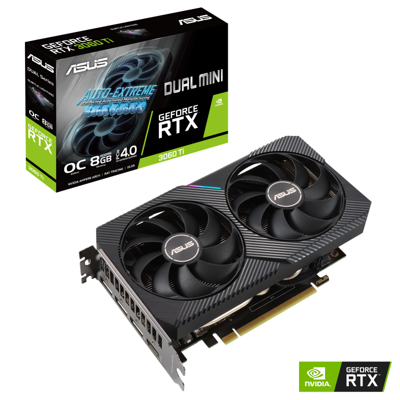 DUAL-RTX3060TI-O8G-MINI｜ビデオカード｜ASUS 日本