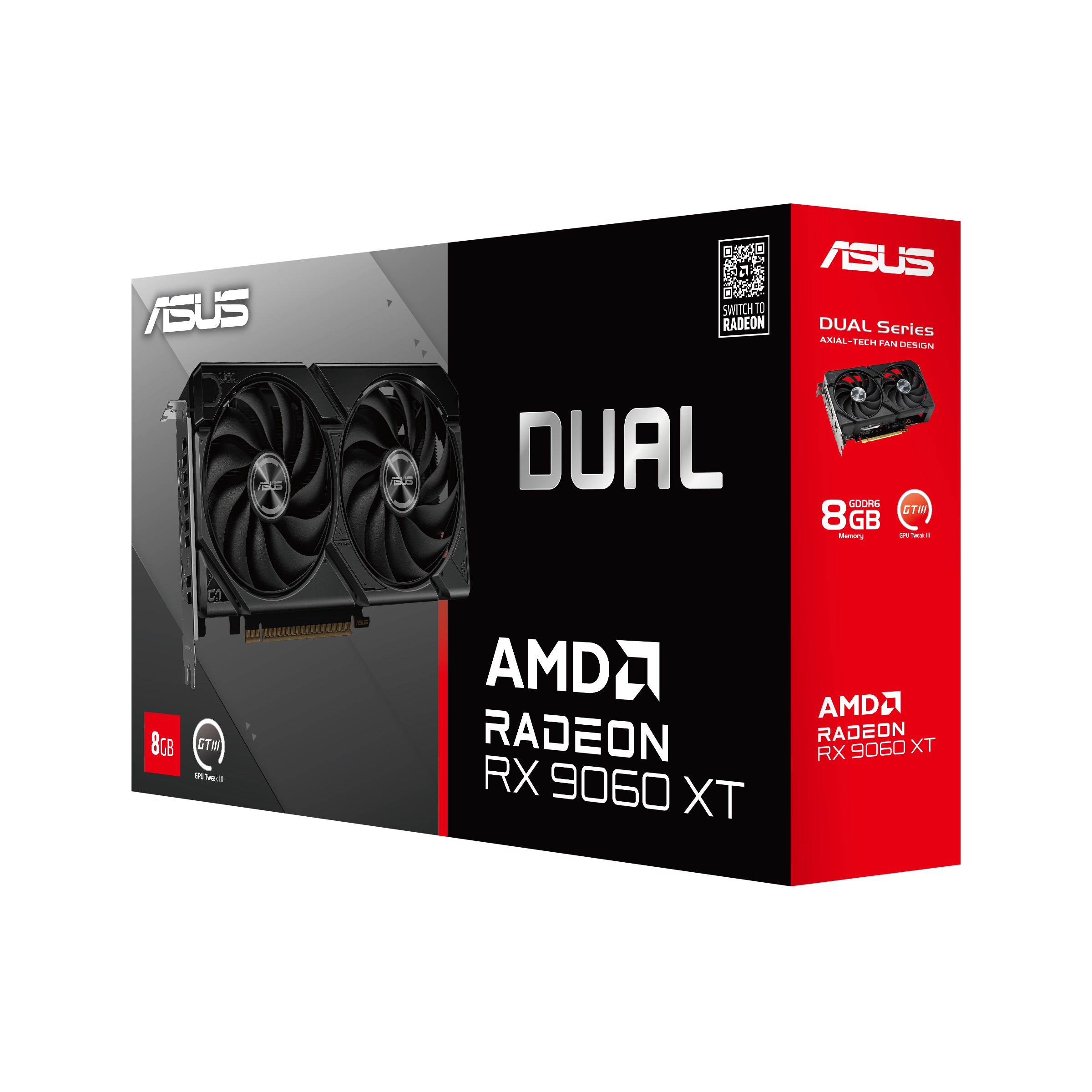 新品未開封 ASUS エイスース Dual Radeon RX9060XT 8G Amazon.com: ASUS Dual Radeon™ RX 9060 XT 8GB GDDR6 Graphics
