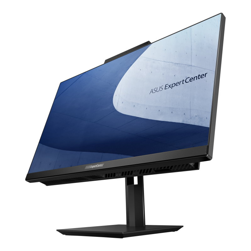 An angled front view of an ASUS ExpertCenter E5 AiO 24