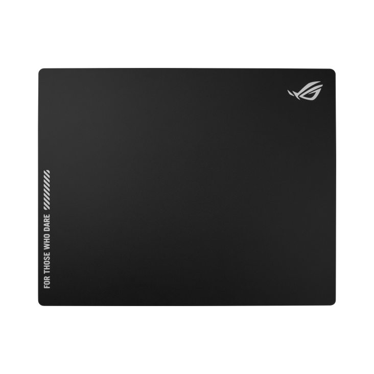 The top view of the Moonstone Ace L mouse pad in black