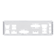 Pro H610M-CT D4-CSM motherboard, I/O ports shield view