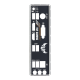 TUF GAMING B550M-E I/O ports shield view