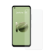 A Zenfone 10 with a green wallpaper accompanied by a transparent screen protector