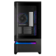 ASUS Prime AP202 ARGB Black front panel with curved tempered glass and ARGB lighting bar 