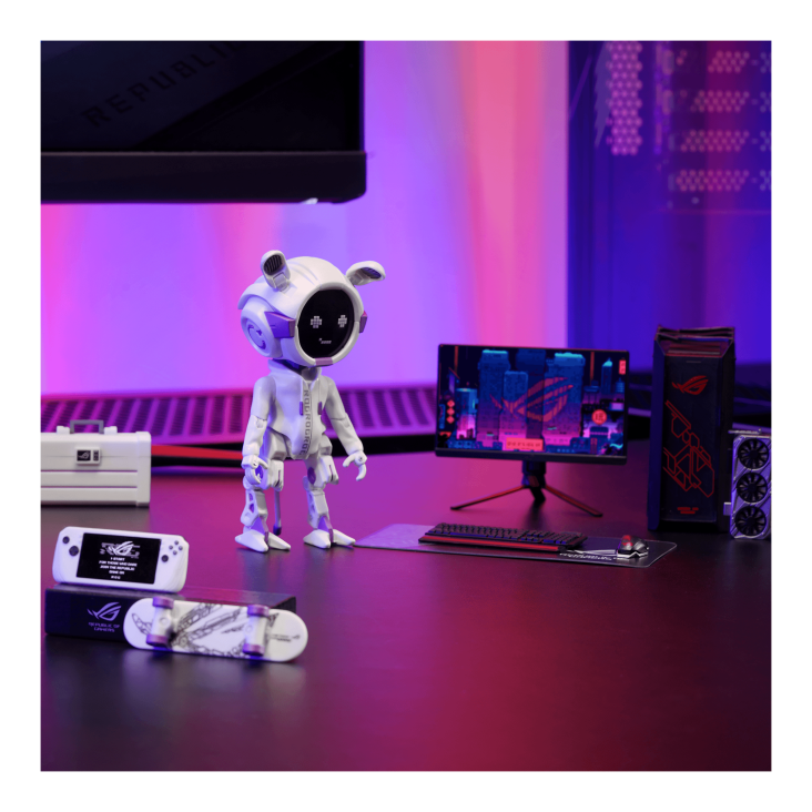 ROG OMNI Figure WHITE with mini PC set