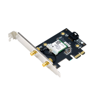 Tarjeta de Red Interna Inalambrica Asus Single Band 802.11 A/B/G/N/Ac +  Bt4.2 PCI Express PCIe To M.2 WiFi Card - Digitalife eShop