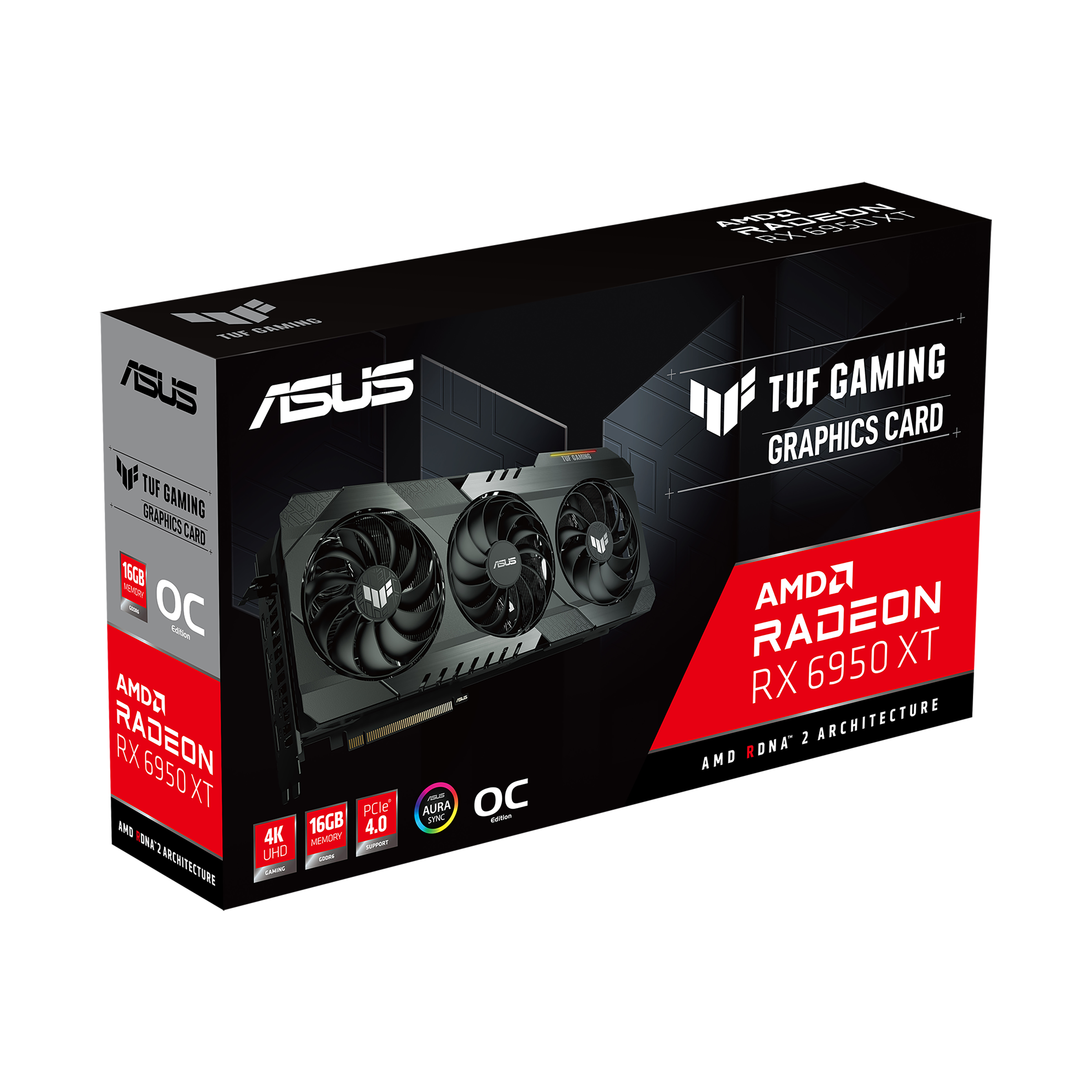 ASUS TUF Gaming AMD Radeon™ RX 6800 XT OC Edition Graphics Card (PCIe 4.0,  16GB GDDR6, HDMI 2.1, DisplayPort 1.4a, Dual Ball Fan Bearings