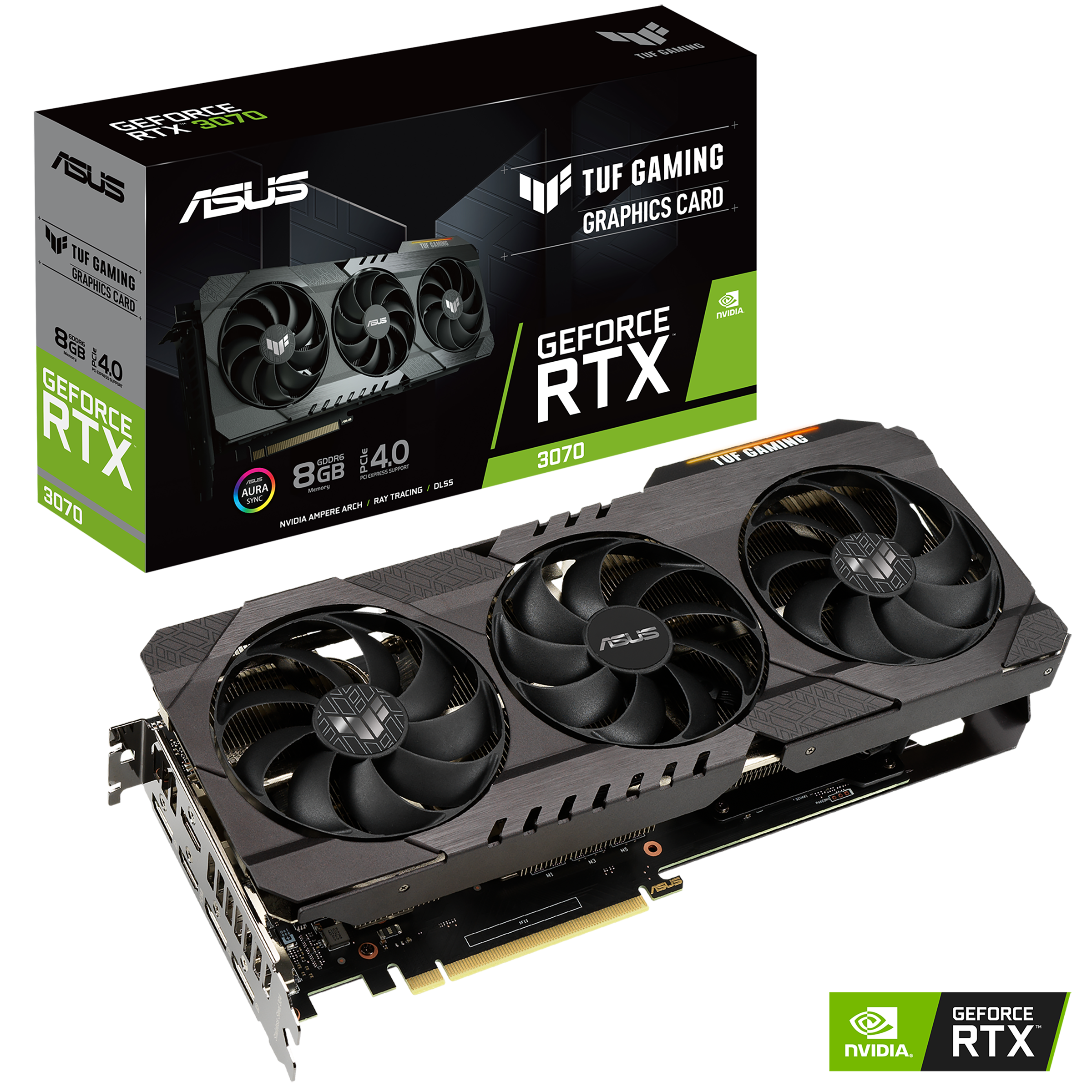 【新品】ASUS TUF-RTX3070-O8G-GAMING 【レシート付】