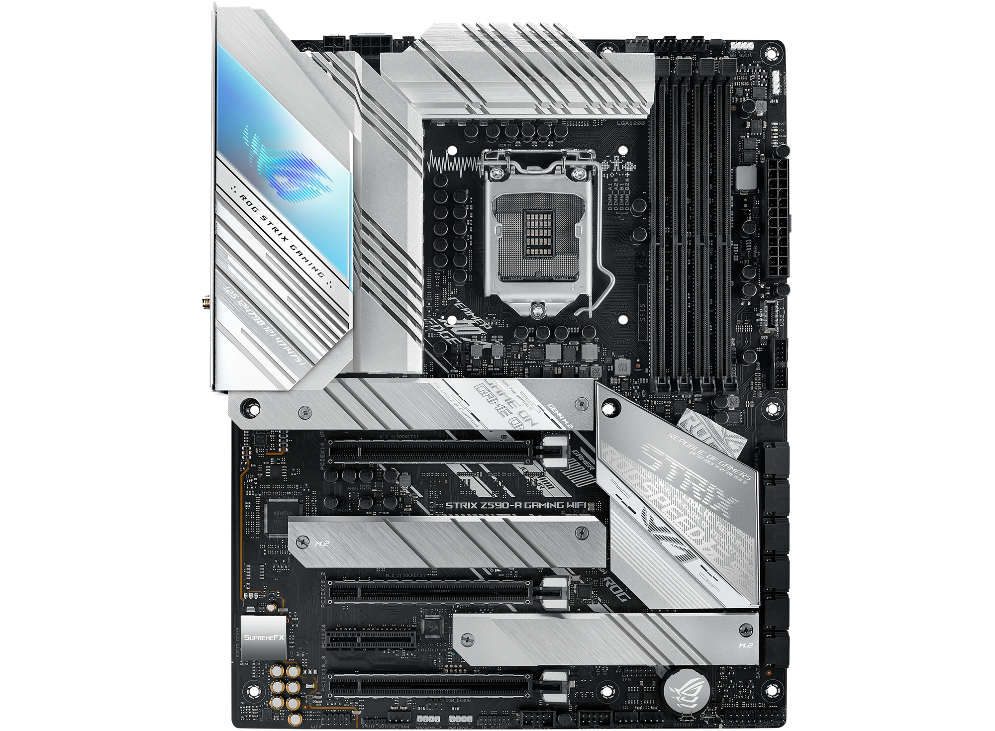 ASUS TUF Gaming Z590-Plus WiFi 6, LGA 1200 (Intel 11th/10th Gen) ATX Gaming  Motherboard (PCIe 4.0, 3 x M.2/NVMe SSD, 14+2 Power Stages, USB 3.2 Gen 1