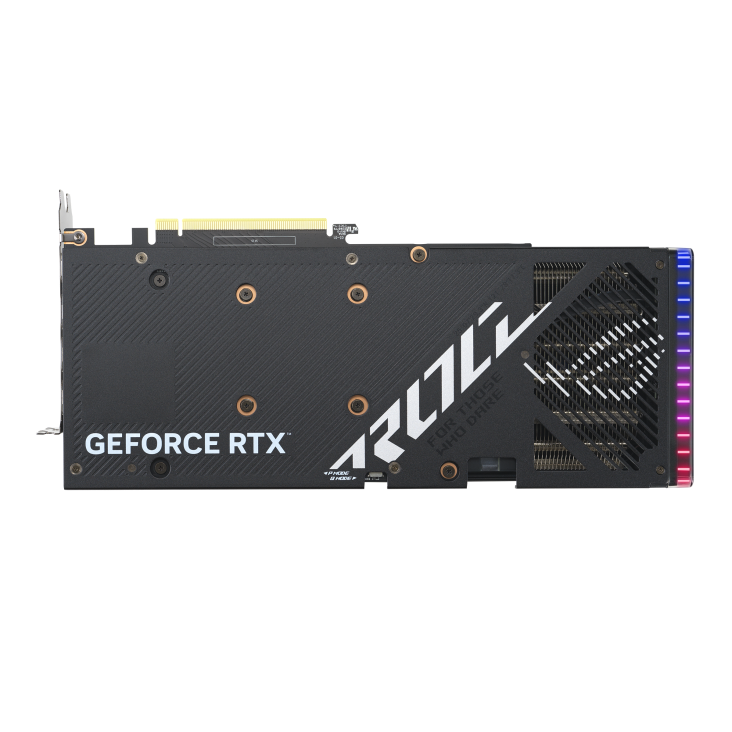 ROG STRIX GeForce RTX 4060 Ti 16GB rear view