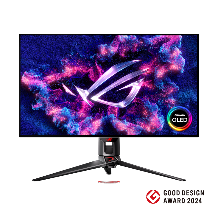 ROG Swift OLED PG32UCDP_front view with OLED logo