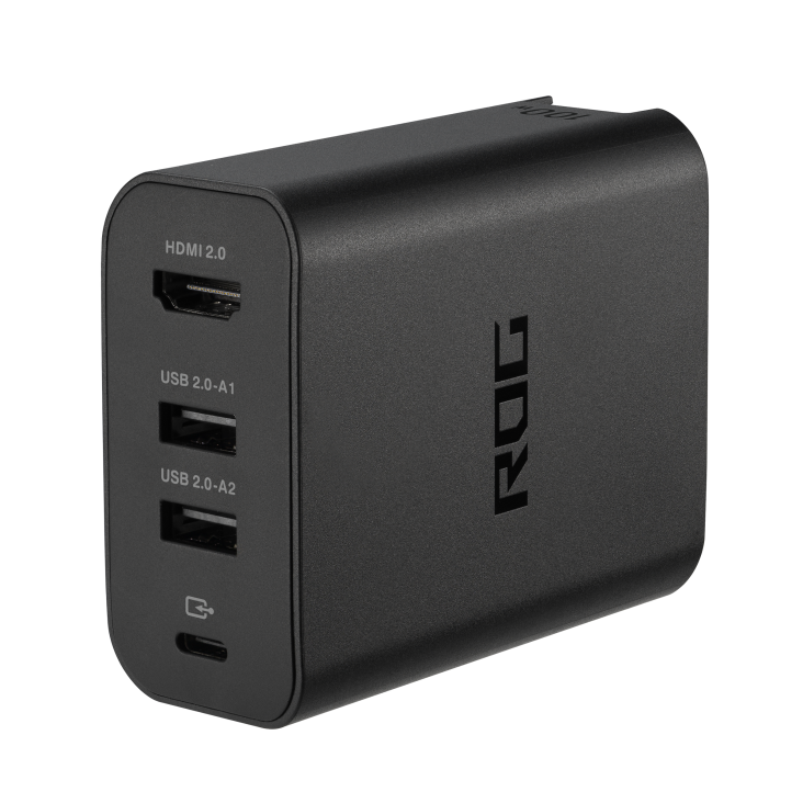 ROG 100W Gaming Charger Dock with HDMI and USB ports.png