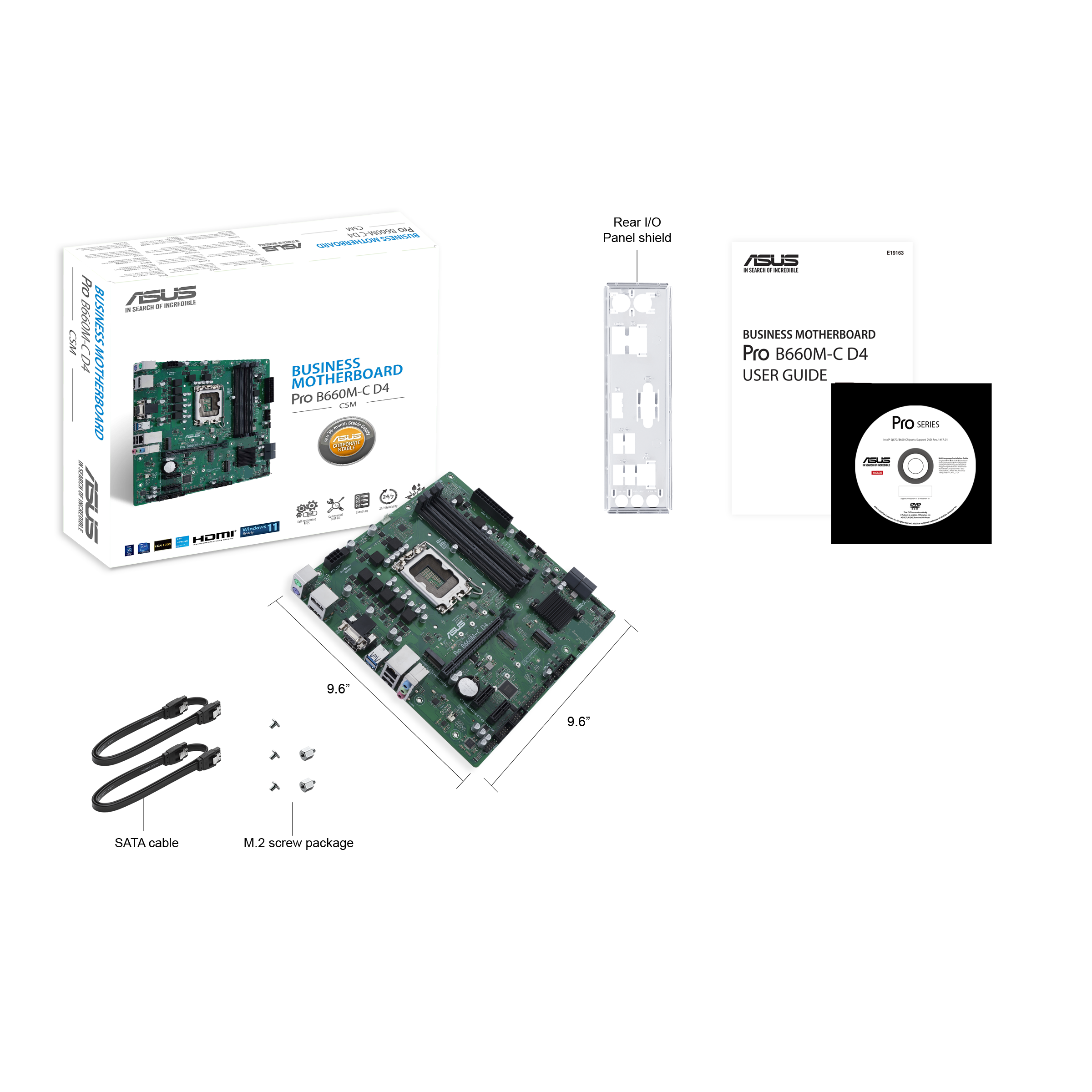 Pro B660M-C D4-CSM｜Motherboards｜ASUS USA