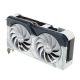 ASUS Dual GeForce RTX 4060 White Edition Angled forward view