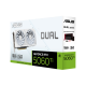 ASUS DUAL GeForce RTX™ 5060 Ti 16G White edition graphics card packaging