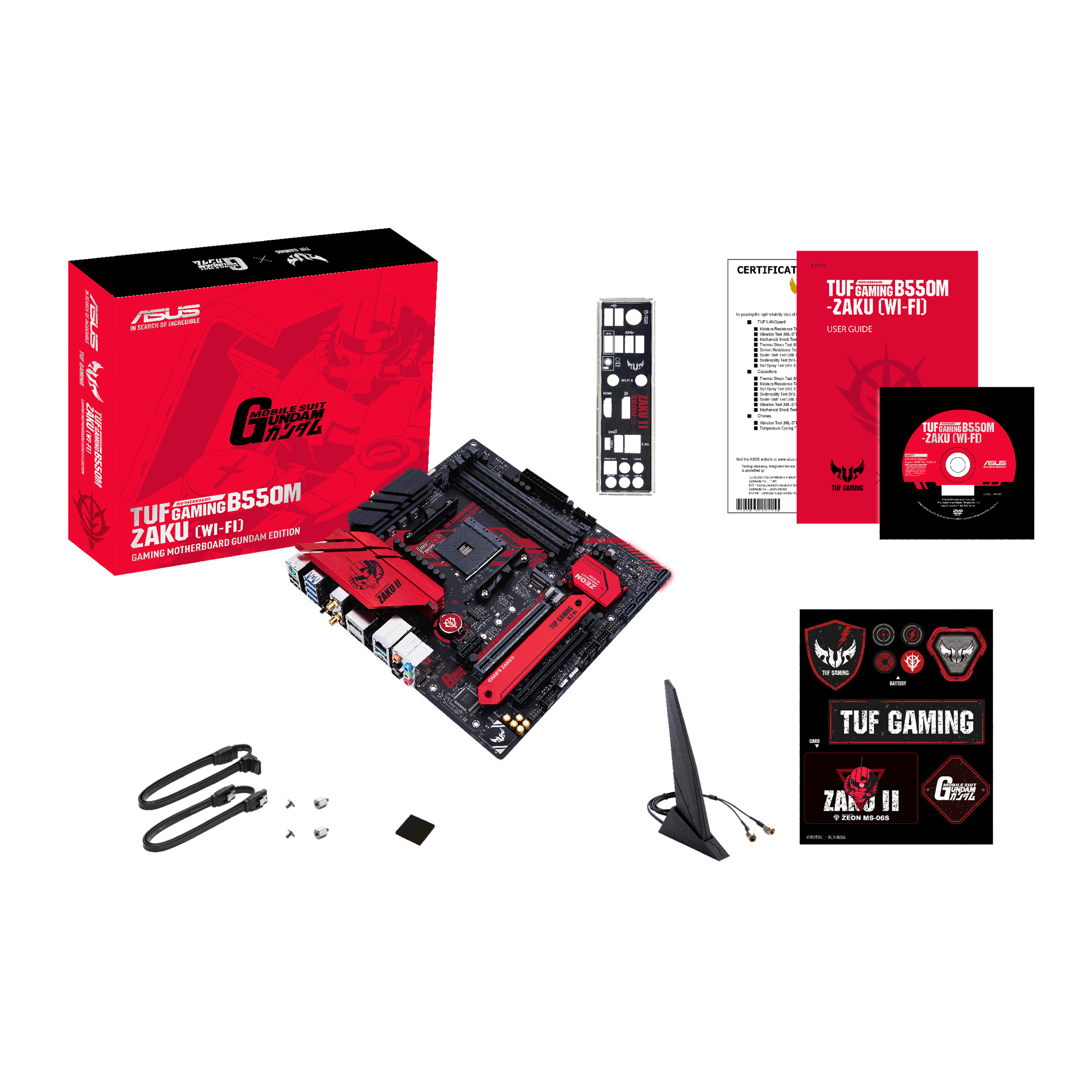 TUF GAMING B550M (WI-FI) ZAKU II EDITION｜Motherboards｜ASUS Global